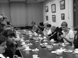 Встреча Ж. И. Алферова с делегациями школ